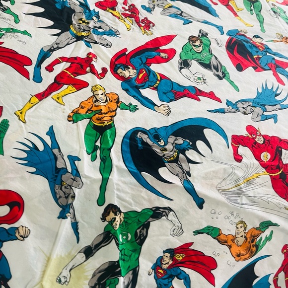 POTTERY BARN Kids MARVEL SUPER HERO Twin Duvet Organic Cotton Crisp White COMICS - Picture 4 of 16